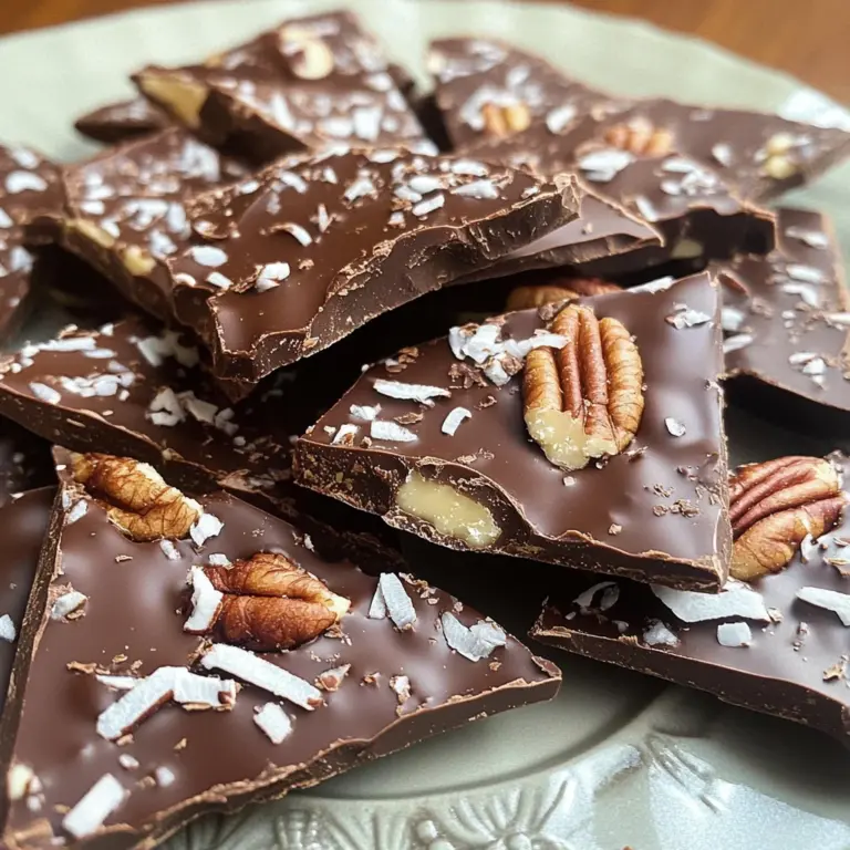 Carb-less Chocolate Peanut Butter Pecan Bark