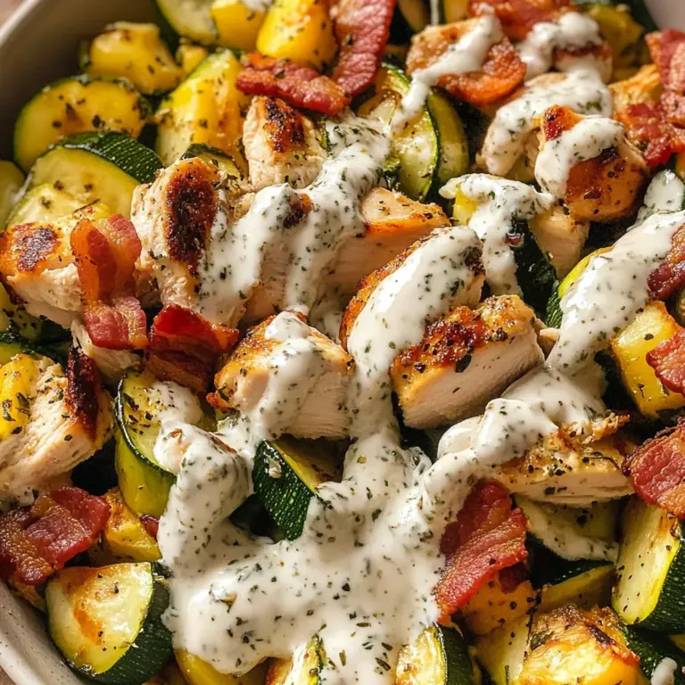 Chicken Bacon Ranch Keto Bowls