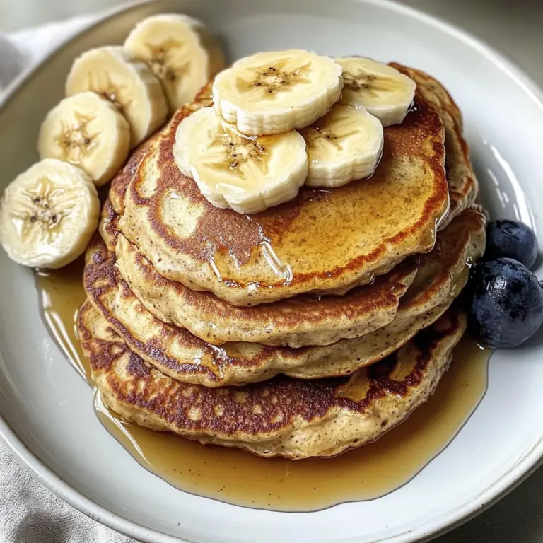 Flourless Banana & Protein Powder Pancakes