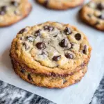 Giant Chewy Keto Chocolate Chip Cookies