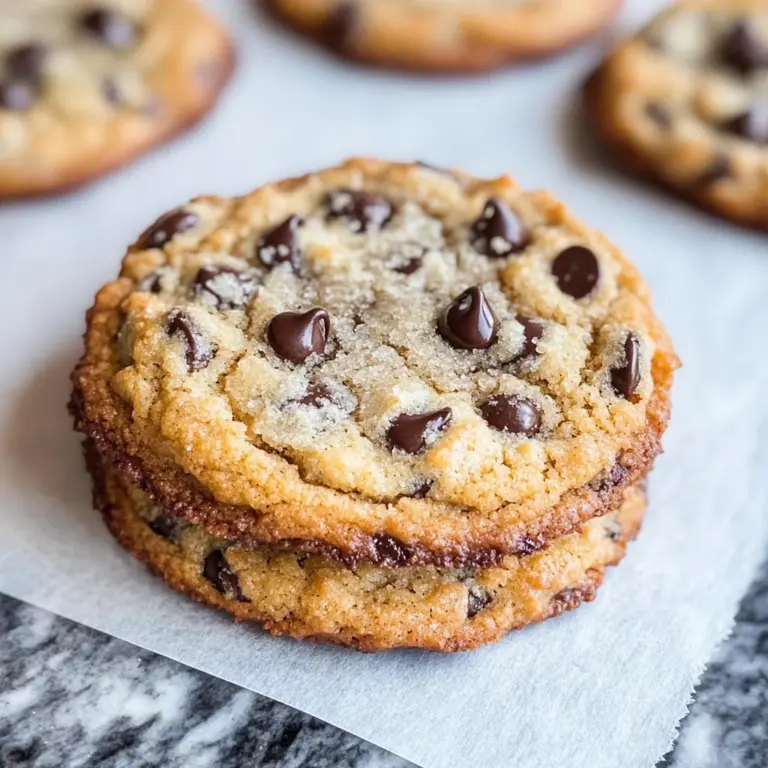 Giant Chewy Keto Chocolate Chip Cookies