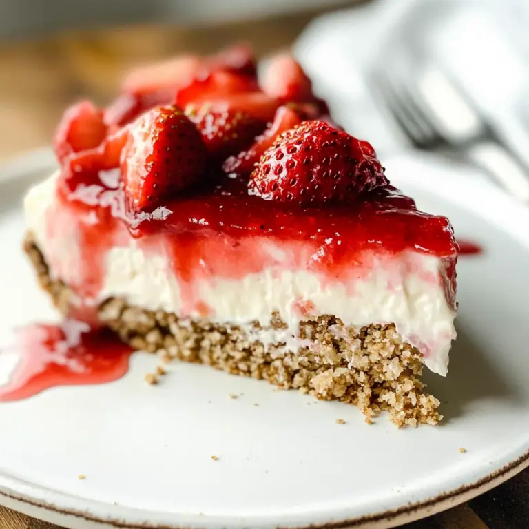 Gluten Free & Vegan Strawberry Cheesecake (with Oat Milk)