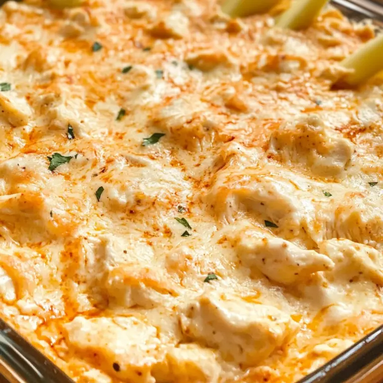 Greek Yogurt Buffalo Chicken Dip without Cream Cheese