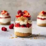 High Protein Cheesecake Jars Recipe
