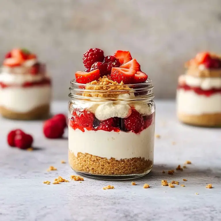 High Protein Cheesecake Jars Recipe