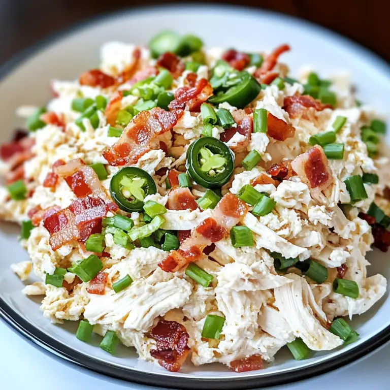 KETO JALAPENO POPPER CHICKEN SALAD