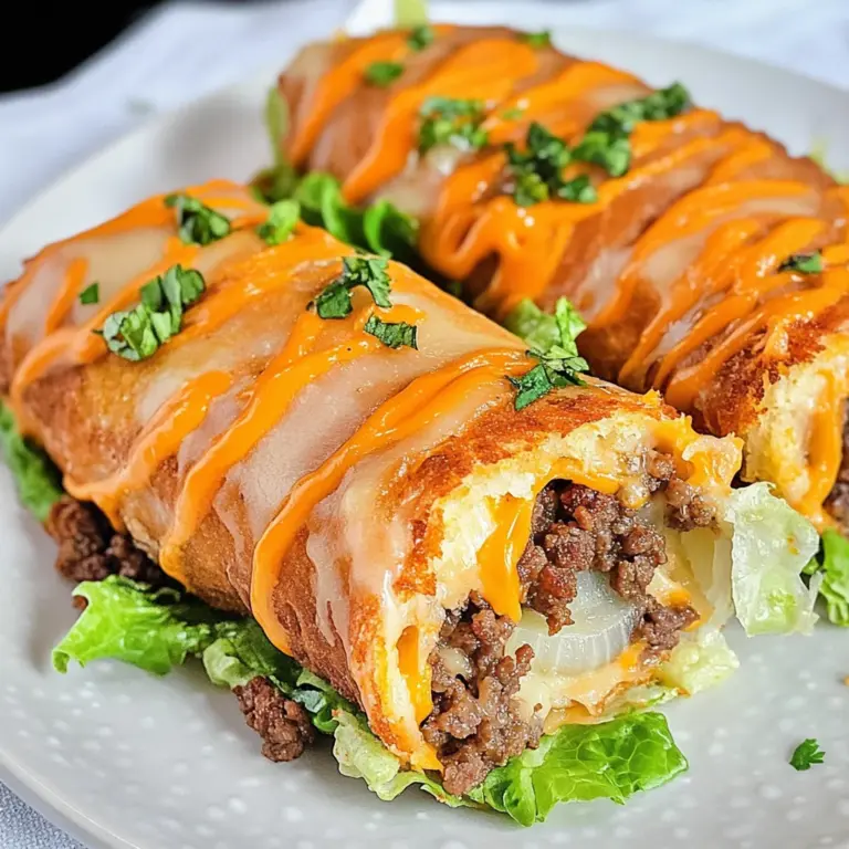 Keto Big Mac Roll-Ups