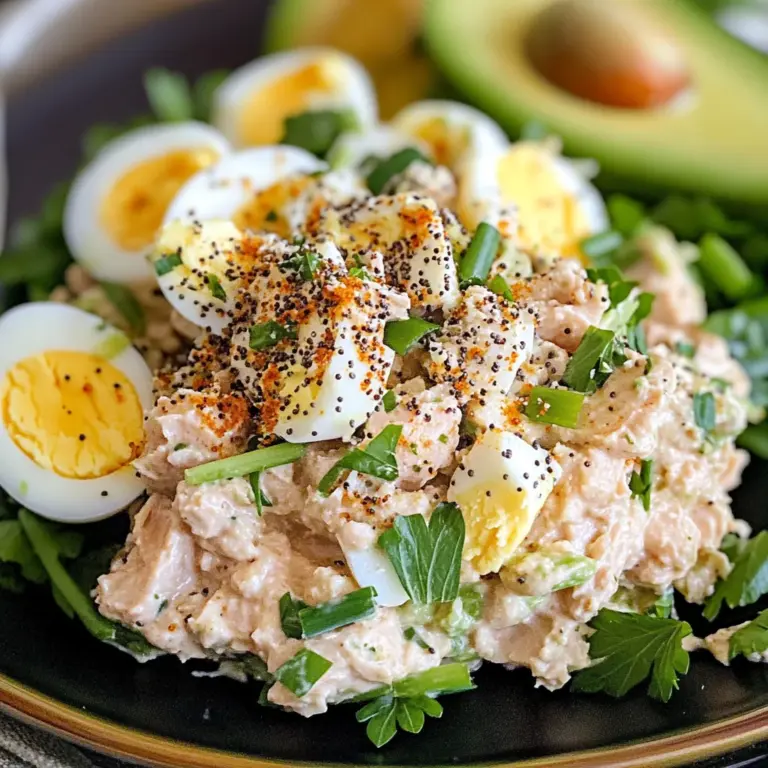 Keto Everything But the Bagel Tuna Egg Salad