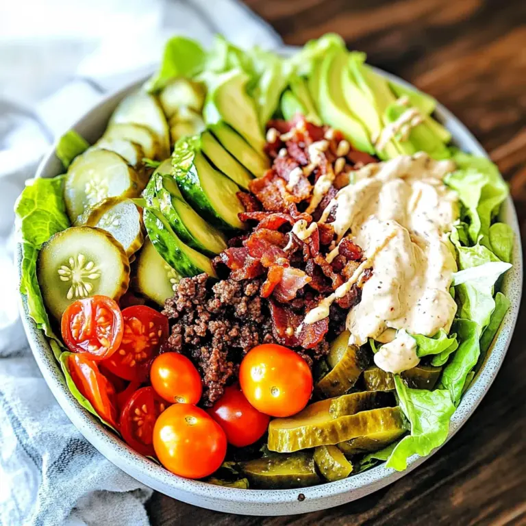 Low-Carb Burger Bowl