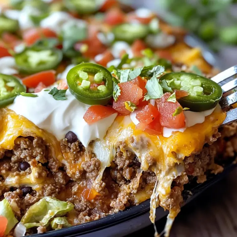 Low Carb Taco Casserole Recipe