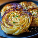 Oven Roasted Garlic Cabbage Steaks