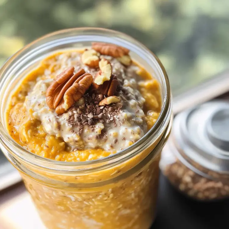 Pumpkin Overnight Oats Recipe