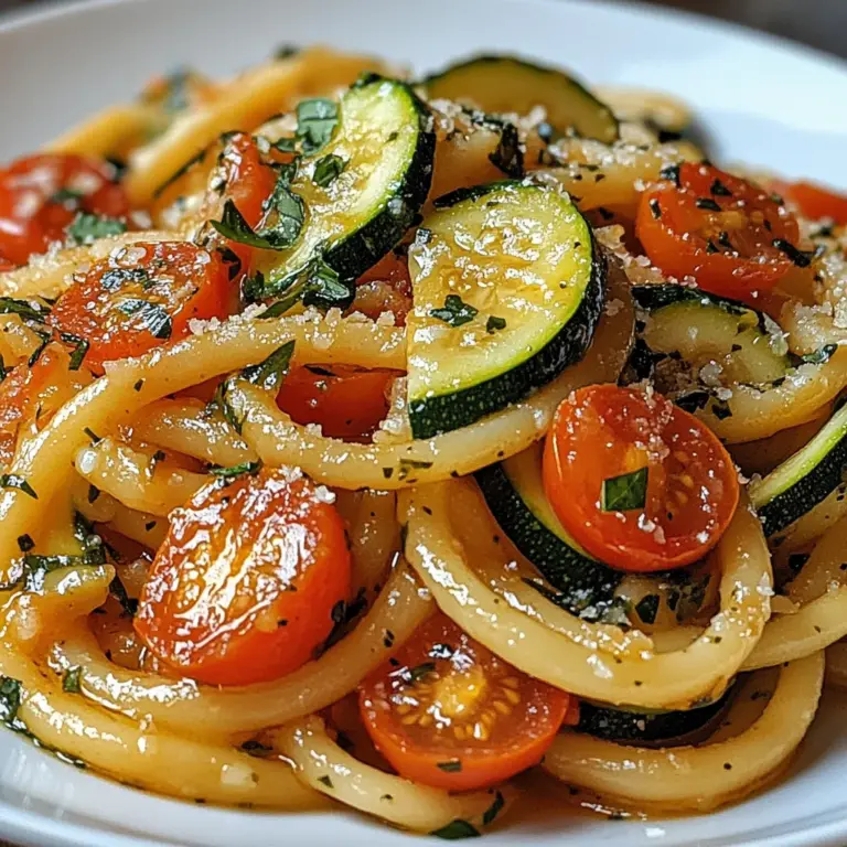 Tomato Zucchini Pasta