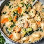 Vegan Chickpea Gnocchi Soup