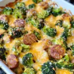 Cheesy Broccoli & Sausage Casserole