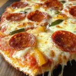 Cottage Cheese Pizza Crust (Gluten Free)