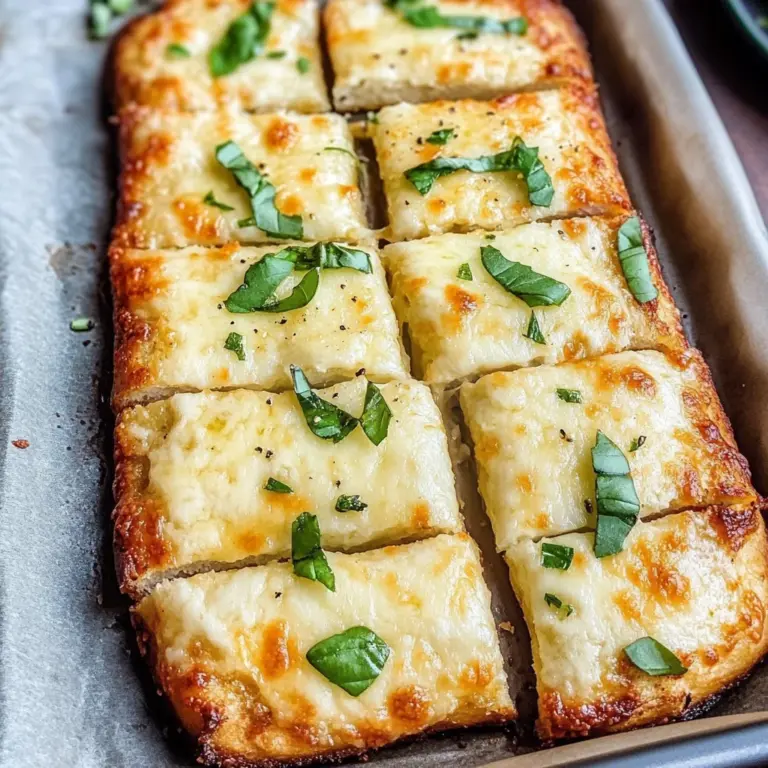 Easy Keto Cheesy Garlic Bread