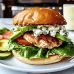 Greek Chicken Burgers