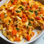 Healthy Buffalo Chicken Casserole