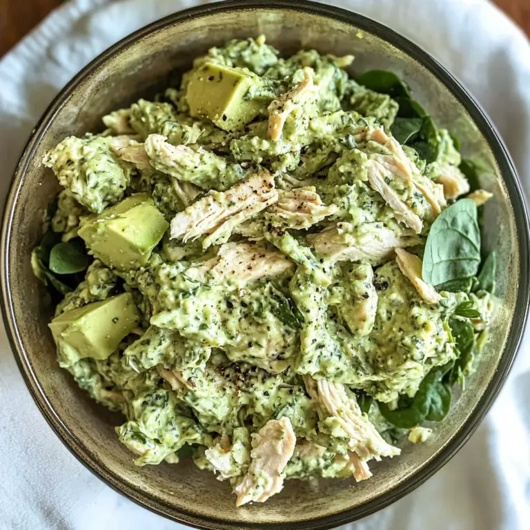 Healthy Green Goddess Chicken Salad (High-Protein)