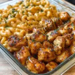 High-Protein Honey Garlic Butter Chicken with Mac & Cheese