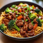 Sticky Beef Noodles