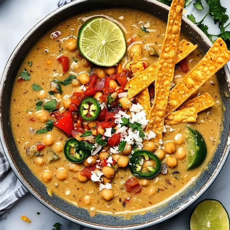 Vegan White Chickpea Chili
