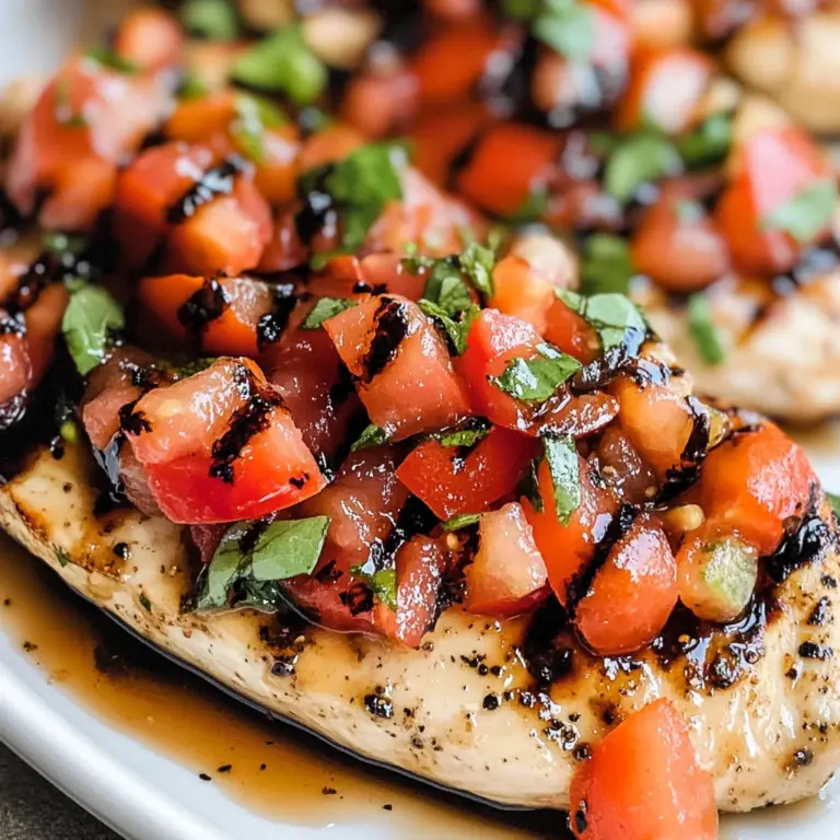 30-Minute Bruschetta Chicken (Grilled or Baked)