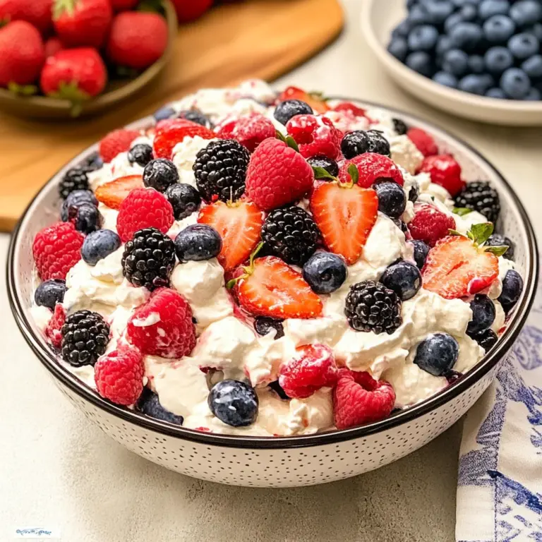 Berry Cheesecake Salad