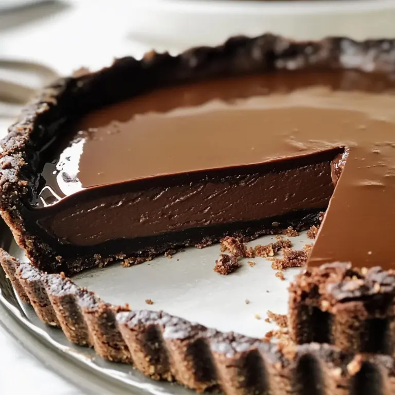 Chocolate Truffle Tart (gluten-free, dairy-free)