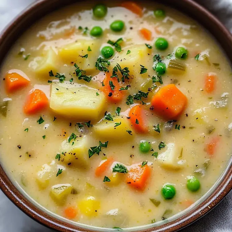Creamy Vegetable Soup Recipe