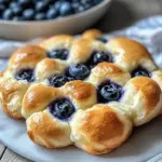 Fluffy Cottage Cheese Blueberry Cloud Bread