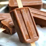 Healthy Chocolate Fudgsicles