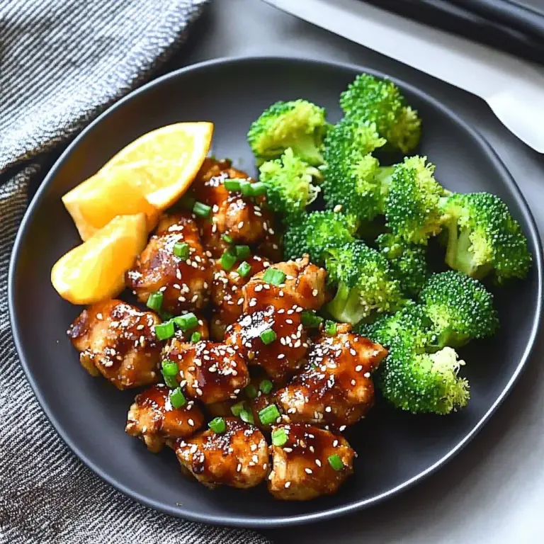 Healthy Orange Chicken
