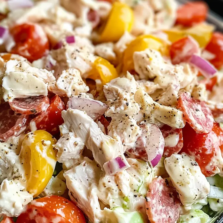 Italian Grinder Chicken Salad