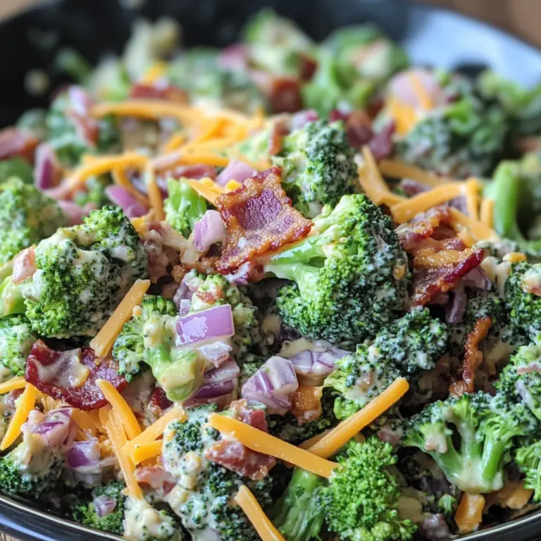 Keto Broccoli Salad Recipe