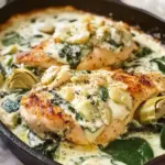 Spinach Artichoke Chicken with Cottage Cheese