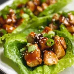 Teriyaki Chicken Lettuce Wraps (Low Calorie)