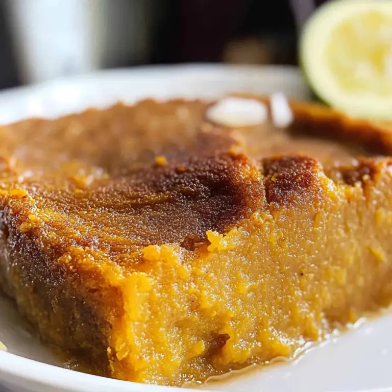 Vegan Jamaican Sweet Potato Pudding