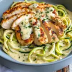 Zucchini Noodle Chicken Alfredo