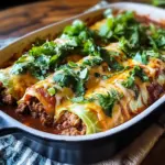 Cabbage Roll Beef Enchiladas | Keto, Low-Carb