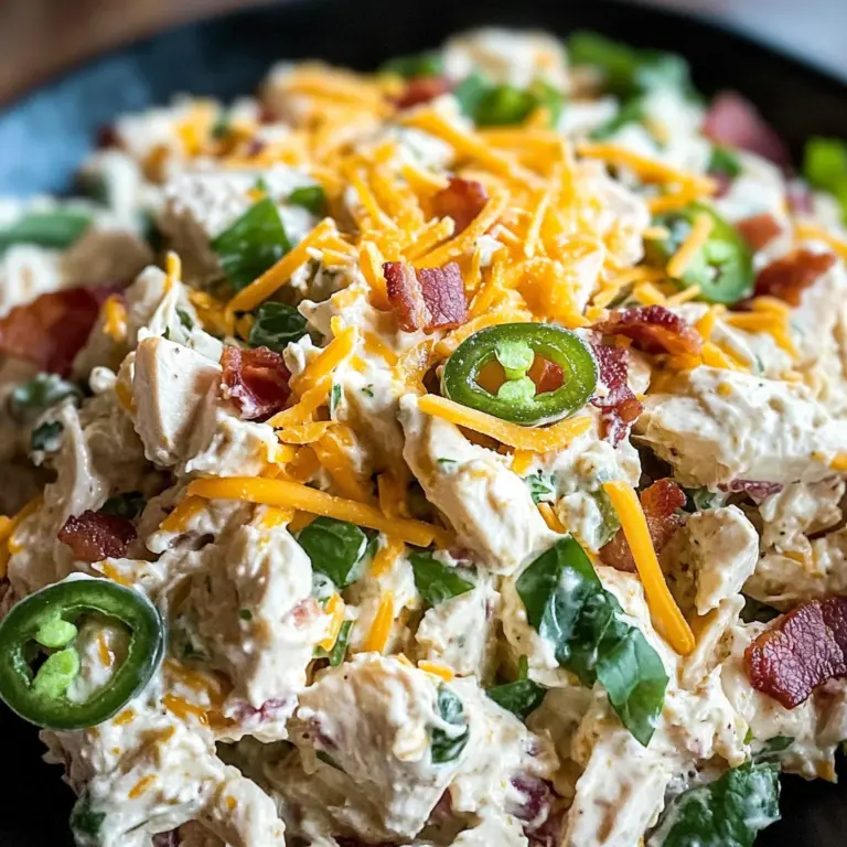 Jalapeno Popper Keto Chicken Salad Recipe