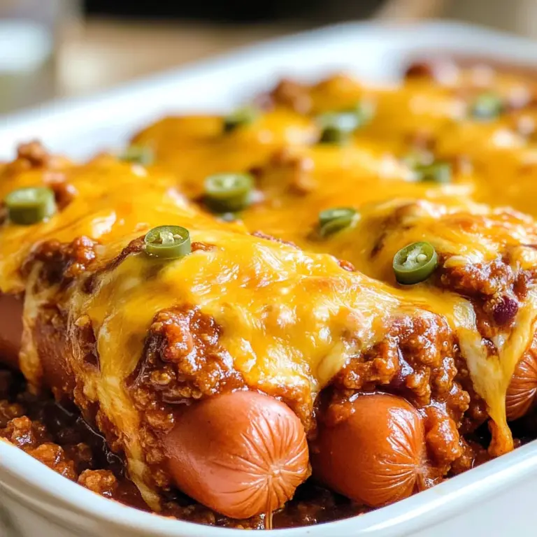 Keto Chili Dog Casserole Recipe