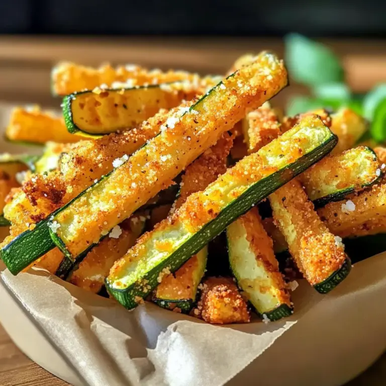 Low Calorie Air Fryer Zucchini Fries