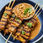 Tofu Satay with Peanut Sauce