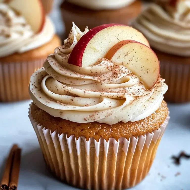 Cinnamon Apple Cider Cupcakes - Alrightwithme
