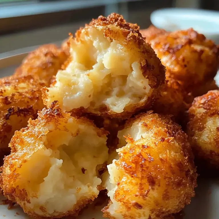 Crispy Mashed Potato Cheese Puffs