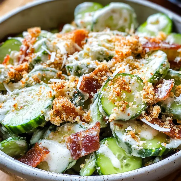 Cucumber Caesar Salad