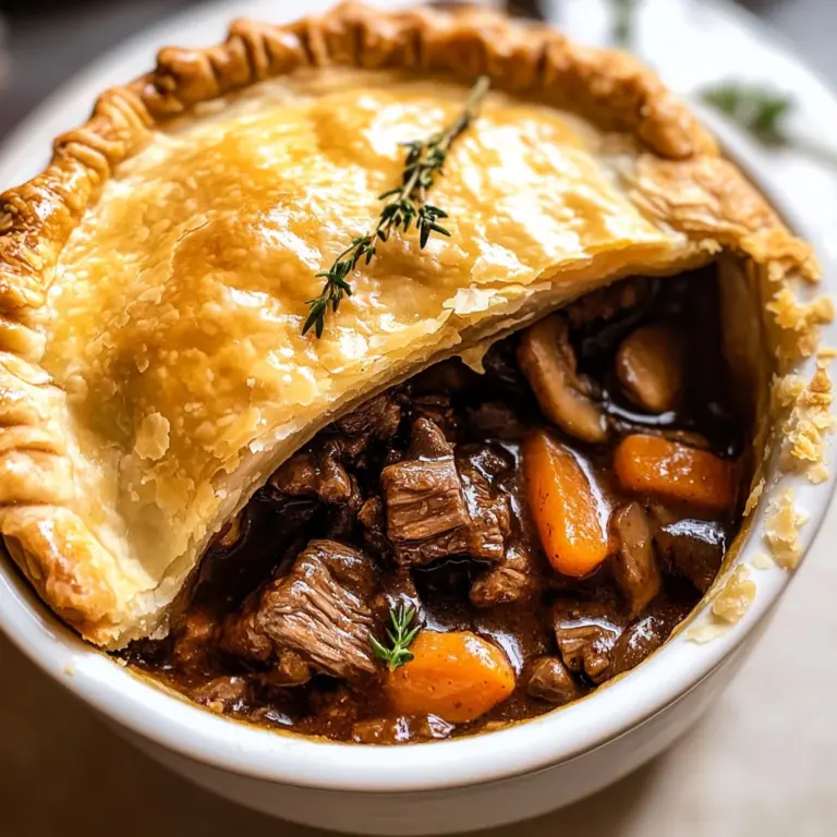Guinness Braised Beef Pot Pie
