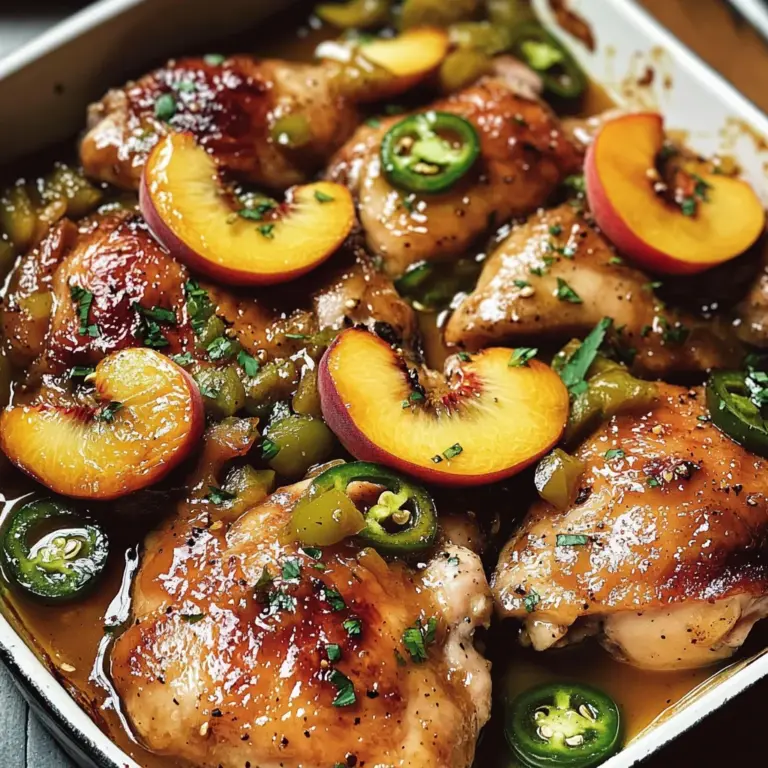 Jalapeno Peach Chicken
